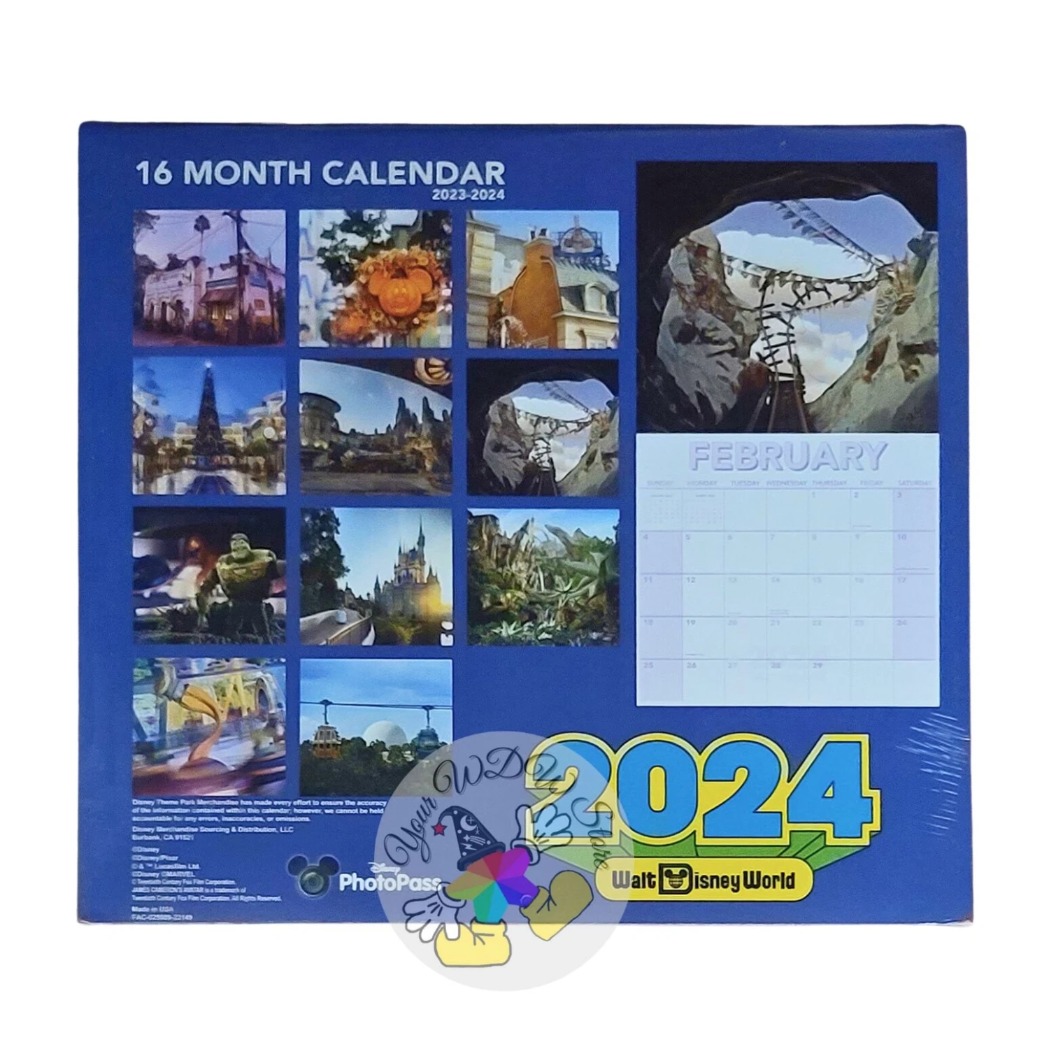 Disney 16 Month Calendar - Walt Disney World - 2024 4 Disney 16 Month Calendar - Walt Disney World - 2024 - Image 2