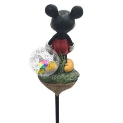 Disney Planter Stake - Flower Garden - Mickey With Cart -Disney 101120 4