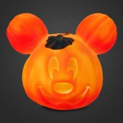 Disney Light-Up Decoration - Halloween Mickey Pumpkin SMALL -Disney 101659s2