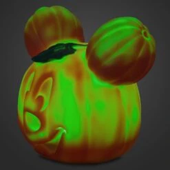 Disney Light-Up Decoration - Halloween Mickey Pumpkin SMALL -Disney 101659s4