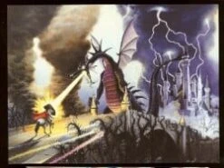Disney Postcard - The Art Of Disney - Maleficent Dragon