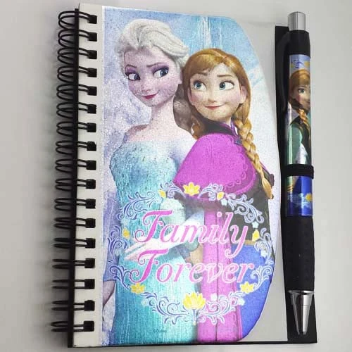 Disney Keepsake Journal Book & Pen - Frozen - Anna Elsa 3 Disney Keepsake Journal Book & Pen - Frozen - Anna Elsa