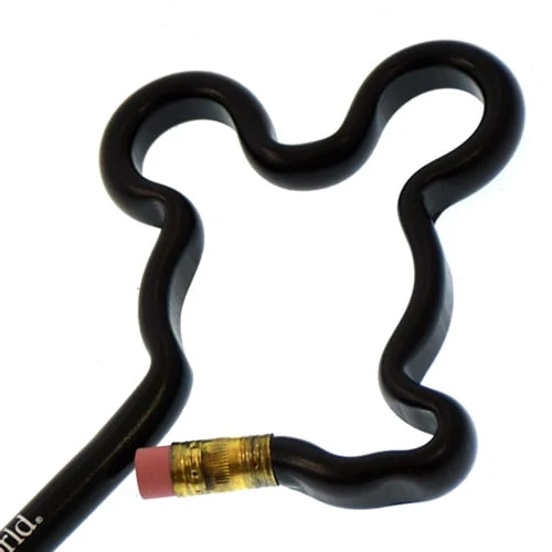 Disney Keepsake Pencil - Bendcil Mickey Mouse Face - Black 4 Disney Keepsake Pencil - Bendcil Mickey Mouse Face - Black - Image 2