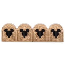 Disney Mickey Mouse Icon Wood Hook Rack – Mickey Mouse Home Collection