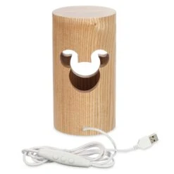 Disney Mickey Mouse Icon Wood Desk Lamp – Mickey Mouse Home Collection -Disney 3408059140062 5