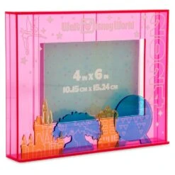 Walt Disney World 2024 Acrylic Photo Frame – 4'' X 6'' -Disney 3408059400050 1