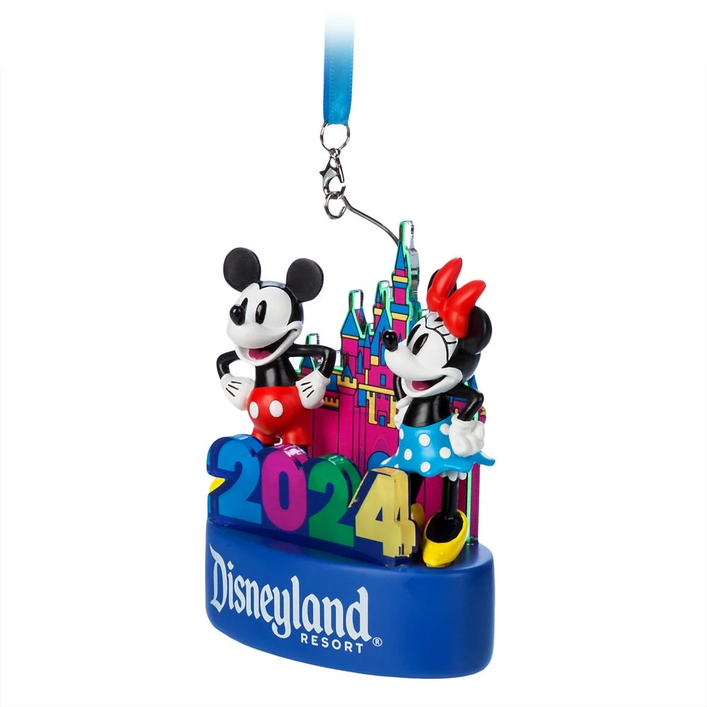 Mickey Mouse And Minnie Mouse Light-Up Figural Ornament – Disneyland 2024 4 Mickey Mouse And Minnie Mouse Light-Up Figural Ornament – Disneyland 2024 - Image 3