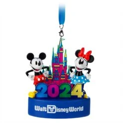 Mickey And Minnie Mouse Light-Up Figural Ornament – Walt Disney World 2024