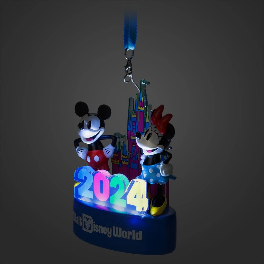 Mickey And Minnie Mouse Light-Up Figural Ornament – Walt Disney World 2024 6 Mickey And Minnie Mouse Light-Up Figural Ornament – Walt Disney World 2024 - Image 4