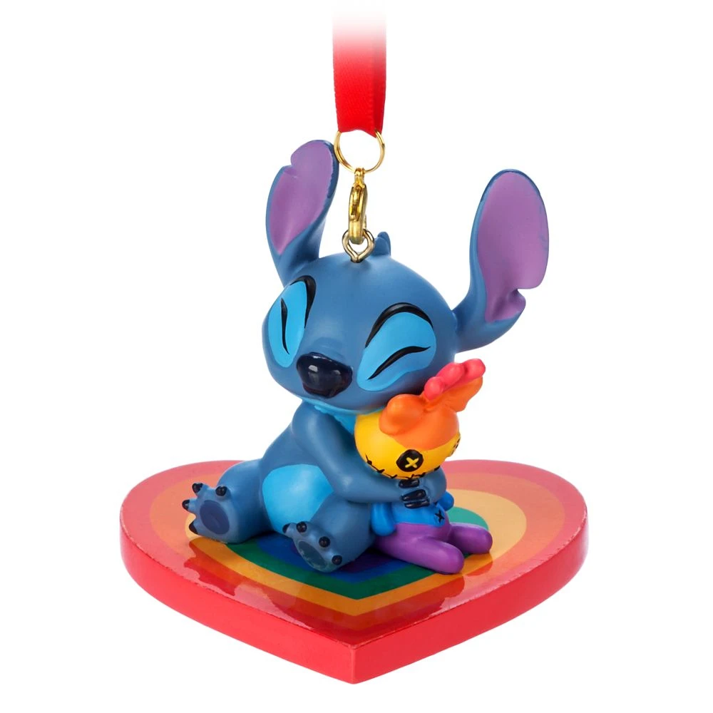 Stitch And Scrump Sketchbook Ornament – Disney Pride Collection 3 Stitch And Scrump Sketchbook Ornament – Disney Pride Collection