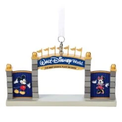 Walt Disney World Main Gate Sketchbook Ornament -Disney 3710048300081 2