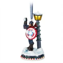 Disney Captain America Light-Up Living Magic Sketchbook Ornament 12 Disney Captain America Light-Up Living Magic Sketchbook Ornament -Disney 3710059310040 2