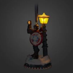 Disney Captain America Light-Up Living Magic Sketchbook Ornament 13 Disney Captain America Light-Up Living Magic Sketchbook Ornament -Disney 3710059310040 3