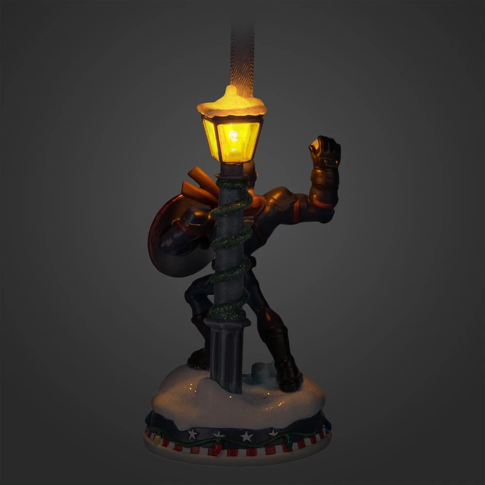 Disney Captain America Light-Up Living Magic Sketchbook Ornament 8 Disney Captain America Light-Up Living Magic Sketchbook Ornament - Image 6