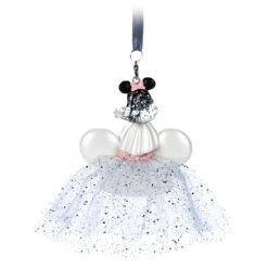Disney Minnie Mouse Bride Sketchbook Ear Hat Ornament -Disney 3710059310072 2