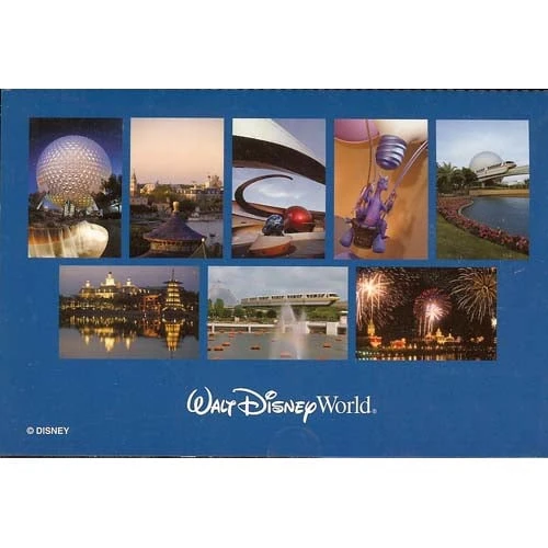 Disney Postcard Set - Walt Disney - EPCOT - 10 Pk. 4 Disney Postcard Set - Walt Disney - EPCOT - 10 Pk. - Image 2
