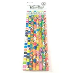 Disney Pencil Set - 8 Pack Of Pencils - Mickey Mouse & Pals