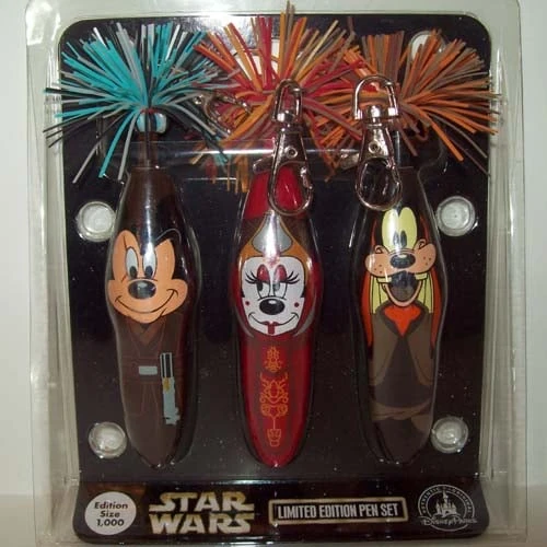 Disney Kooky Pen Set - Star Wars Weekends 2011 HEROES 3 Pack 3 Disney Kooky Pen Set - Star Wars Weekends 2011 HEROES 3 Pack
