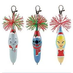 Disney Kooky Pen Set - Holiday Tinker Bell And Friends