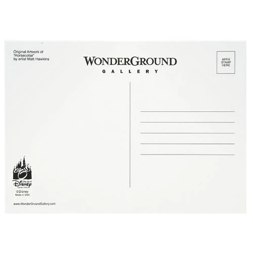 Disney Postcard - Horsecollar Postcard By Hawkins 4 Disney Postcard - Horsecollar Postcard By Hawkins - Image 2