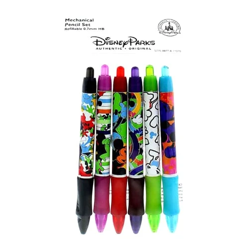 Disney Mechanical Pencil Set - Oh Mickey - 6 Pack 3 Disney Mechanical Pencil Set - Oh Mickey - 6 Pack