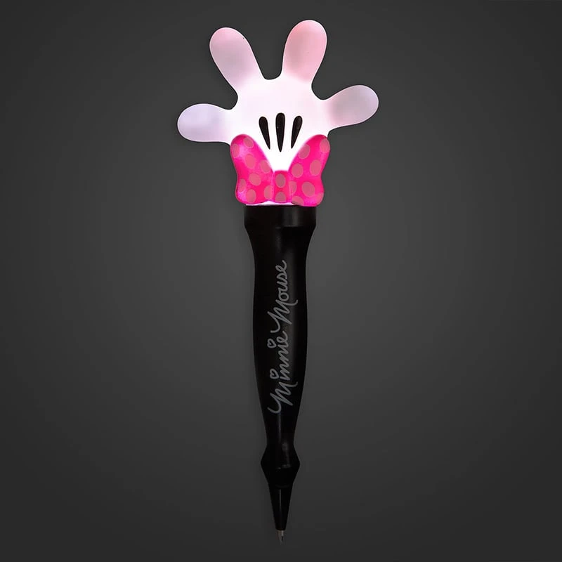 Disney Novelty Pen - Minnie Mouse Signature Bow Light-Up 4 Disney Novelty Pen - Minnie Mouse Signature Bow Light-Up - Image 2