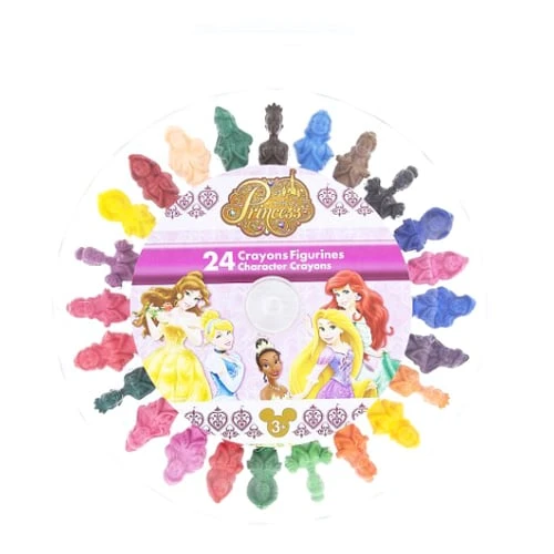 Disney Crayon Set - Princess Character Figures 3 Disney Crayon Set - Princess Character Figures