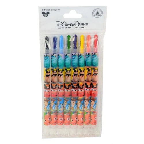 Disney Crayon Set - Pixar Twist Up - 8 Count 3 Disney Crayon Set - Pixar Twist Up - 8 Count