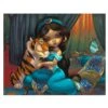 Disney Postcard - Jasmine Becket-Griffith - Jasmine & Rajah -Disney 51352