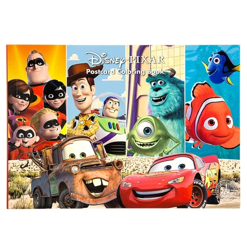 Disney Coloring Book - Disney Pixar Postcards Coloring Book 3 Disney Coloring Book - Disney Pixar Postcards Coloring Book
