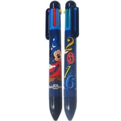 Disney Keepsake Pen - 2016 Logo - Sorcerer Mickey Mouse - Multi-Color