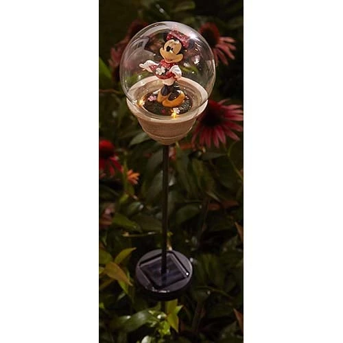 Disney Solar Garden Stake - Flower Garden - Minnie Mouse 3 Disney Solar Garden Stake - Flower Garden - Minnie Mouse