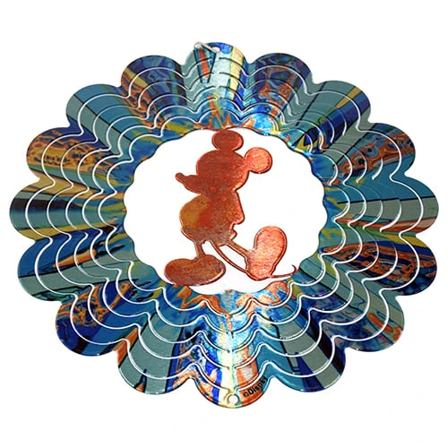 Disney EyCatcher Spinner - Flower And Garden 12" Mickey Silhouette 3 Disney EyCatcher Spinner - Flower And Garden 12" Mickey Silhouette