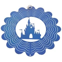 Disney EyCatcher Spinner - Flower And Garden - 12" Castle Silhouette