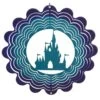 Disney EyCatcher Spinner - Castle Silhouette - 8'' -Disney 66136