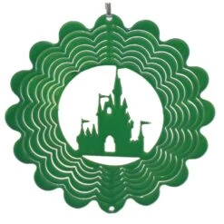 Disney EyCatcher Spinner - Castle Silhouette - 4'' - Green