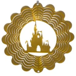 Disney EyCatcher Spinner - Castle Silhouette - 4'' - Gold