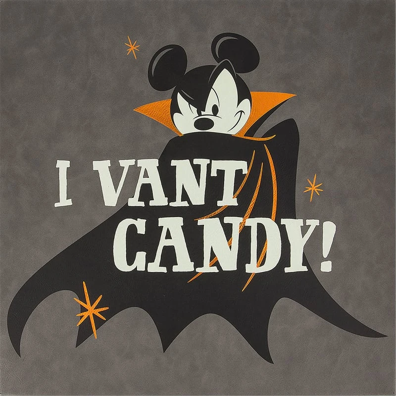 Disney Hanging Wall Door Decoration - Vampire Mickey - I Vant Candy! 3 Disney Hanging Wall Door Decoration - Vampire Mickey - I Vant Candy!