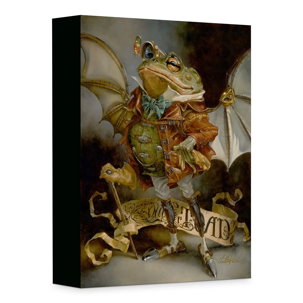 Disney ''The Insatiable Mr. Toad'' Giclée On Canvas By Heather Edwards 3 Disney ''The Insatiable Mr. Toad'' Giclée On Canvas By Heather Edwards