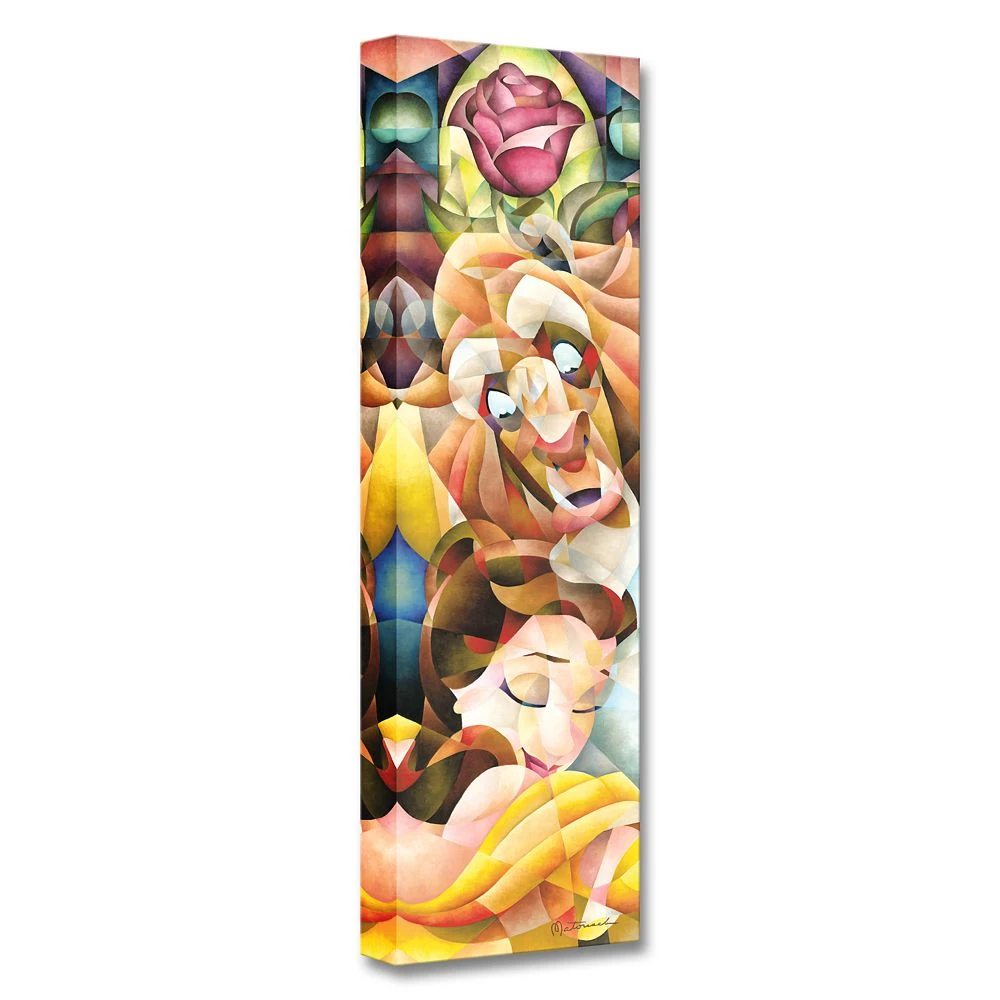 Disney Beauty And The Beast ''True Love's Embrace'' Giclée On Canvas By Tom Matousek 3 Disney Beauty And The Beast ''True Love's Embrace'' Giclée On Canvas By Tom Matousek