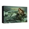 Disney Ariel ''Drawn To The Shore'' Giclée On Canvas By Heather Edwards -Disney 6811047992374