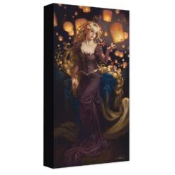 Disney Rapunzel ''I See The Light'' Canvas Giclée On Canvas By Heather Edwards