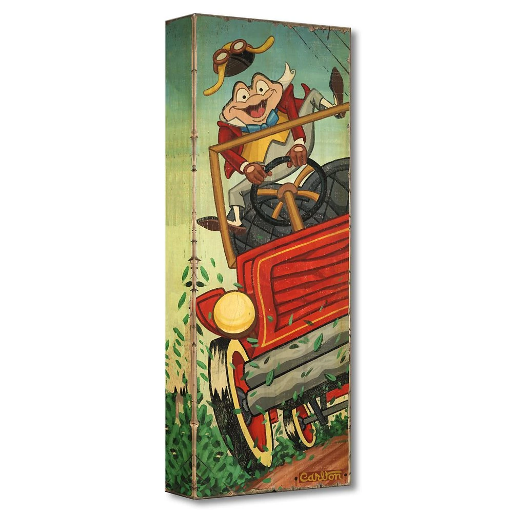 Disney Mr. Toad ''The Wild Ride'' Giclée On Canvas By Trevor Carlton 3 Disney Mr. Toad ''The Wild Ride'' Giclée On Canvas By Trevor Carlton