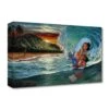 Disney Lilo & Stitch ''Morning Surf'' Giclée On Canvas By Walfrido Garcia – Limited Edition -Disney 6811047993786