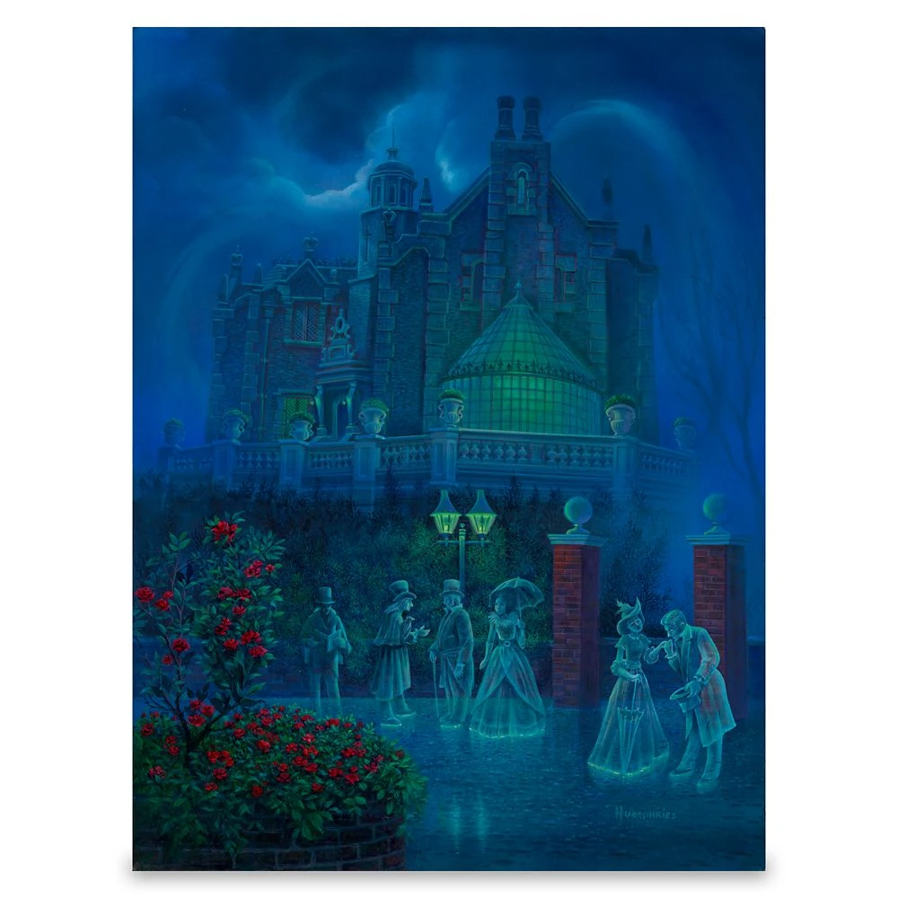 Disney The Haunted Mansion ''The Procession'' Giclée By Michael Humphries – Limited Edition 3 Disney The Haunted Mansion ''The Procession'' Giclée By Michael Humphries – Limited Edition