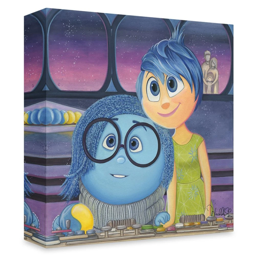 Disney Inside Out ''Joy And Sadness'' Giclée By Michelle St.Laurent – Limited Edition 4 Disney Inside Out ''Joy And Sadness'' Giclée By Michelle St.Laurent – Limited Edition - Image 2