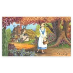 Disney Beauty And The Beast ''The Flowery Path'' Giclée By Michelle St.Laurent – Limited Edition