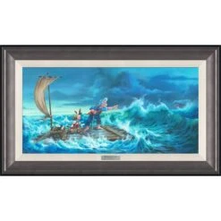 Disney Pinocchio ''No Escape'' By Michael Humphries Framed Canvas Artwork – Limited Edition