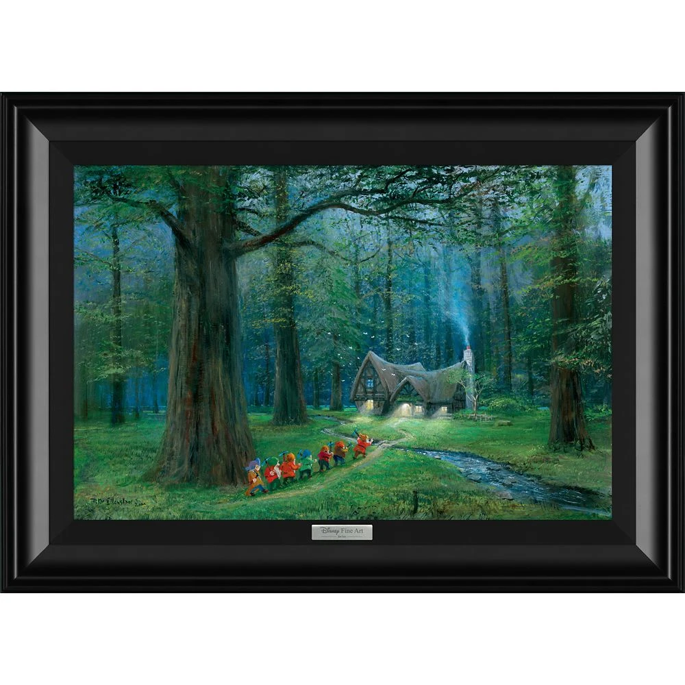 Disney Snow White And The Seven Dwarfs ''Off To Home We Go'' By Peter Ellenshaw Framed Canvas Artwork – Limited Edition 3 Disney Snow White And The Seven Dwarfs ''Off To Home We Go'' By Peter Ellenshaw Framed Canvas Artwork – Limited Edition