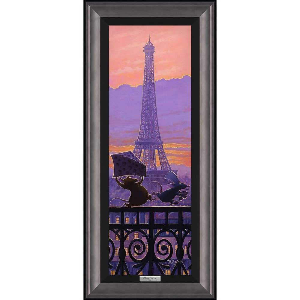 Disney Ratatouille ''Race To The Kitchen'' By Tim Rogerson Framed Canvas Artwork – Limited Edition 3 Disney Ratatouille ''Race To The Kitchen'' By Tim Rogerson Framed Canvas Artwork – Limited Edition